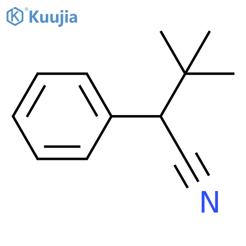 3,3-Dimethyl-2-phenylbutanenitrile structure