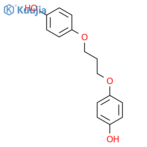 1,3-BIS(4-HYDROXYPHENOXY)PROPANE structure