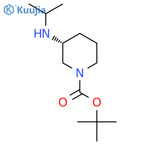 (R)-tert-Butyl 3-(isopropylamino)piperidine-1-carboxylate structure