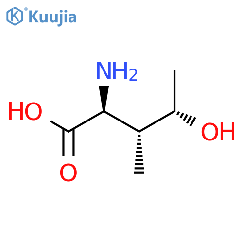 (2S,3R,4S)-2-AMINO-4-HYDROXY-3-METHYLPENTANOIC ACID structure