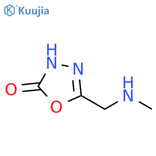 5-(methylamino)methyl-2,3-dihydro-1,3,4-oxadiazol-2-one structure