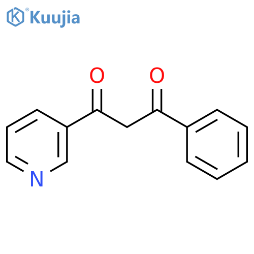 1,3-Propanedione,1-phenyl-3-(3-pyridinyl)- structure