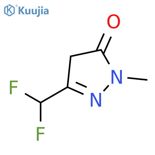 3-(Difluoromethyl)-1-methyl-4,5-dihydro-1H-pyrazol-5-one structure