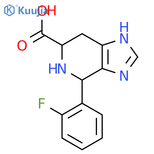4-(2-Fluorophenyl)-3H,4H,5H,6H,7H-imidazo[4,5-c]pyridine-6-carboxylic acid structure