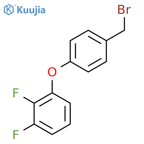 1-4-(bromomethyl)phenoxy-2,3-difluorobenzene structure