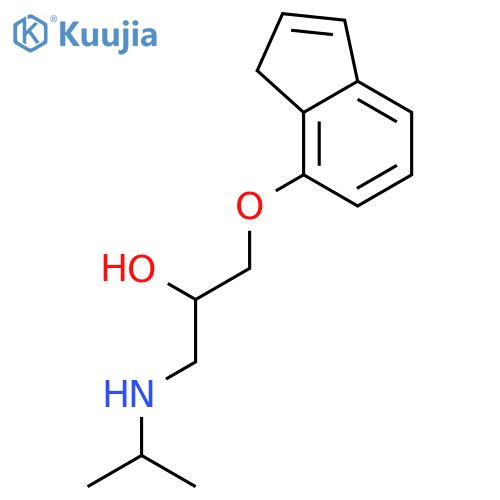 2-Propanol, 1-(1H-inden-7-yloxy)-3-[(1-methylethyl)amino]-, (±)- structure