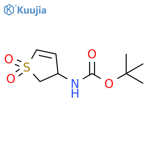 tert-butyl N-(1,1-dioxo-2,3-dihydro-1lambda6-thiophen-3-yl)carbamate structure