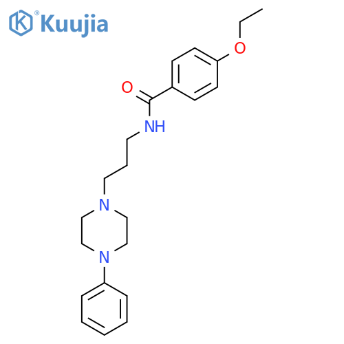 4-ethoxy-N-[3-(4-phenylpiperazin-1-yl)propyl]benzamide structure