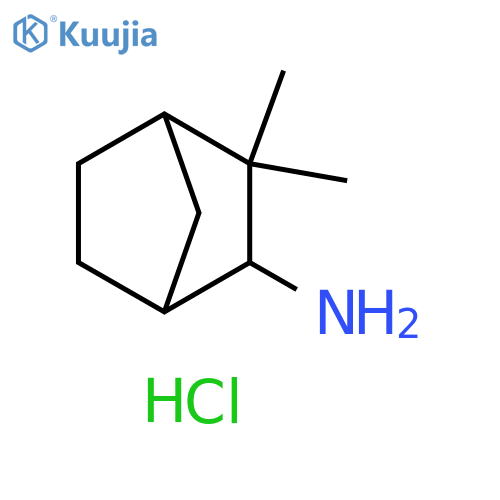 3,3-dimethylbicyclo2.2.1heptan-2-amine hydrochloride structure
