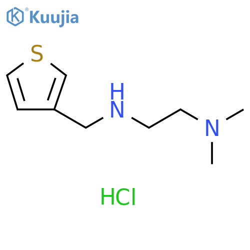 N,N-dimethyl-N'-(3-thienylmethyl)-1,2-ethanediamine dihydrochloride structure