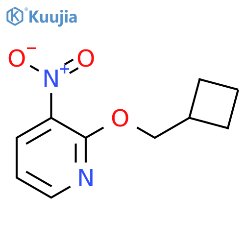 2-(Cyclobutylmethoxy)-3-nitropyridine structure