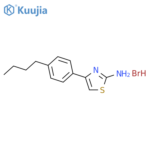 4-(4-Butylphenyl)-1,3-thiazol-2-amine Hydrobromide structure