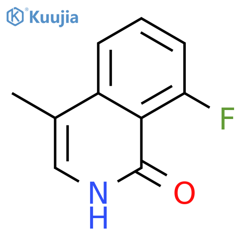 8-fluoro-4-methyl-1(2H)-Isoquinolinone structure
