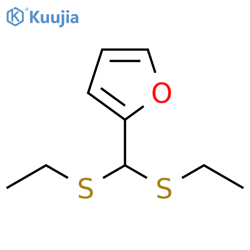 Furan, 2-[bis(ethylthio)methyl]- structure