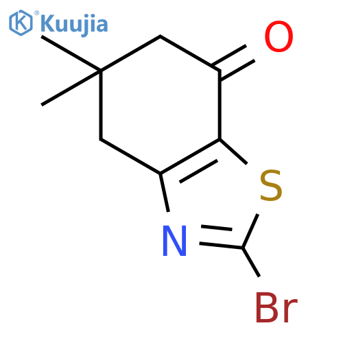 2-Bromo-5,5-dimethyl-5,6-dihydrobenzodthiazol-7(4H)-one structure