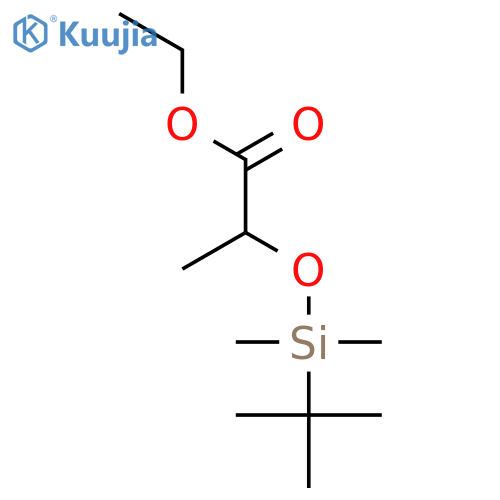 2-(1,1-Dimethylethyl)dimethylsilyloxypropanoic Acid Ethyl Ester structure