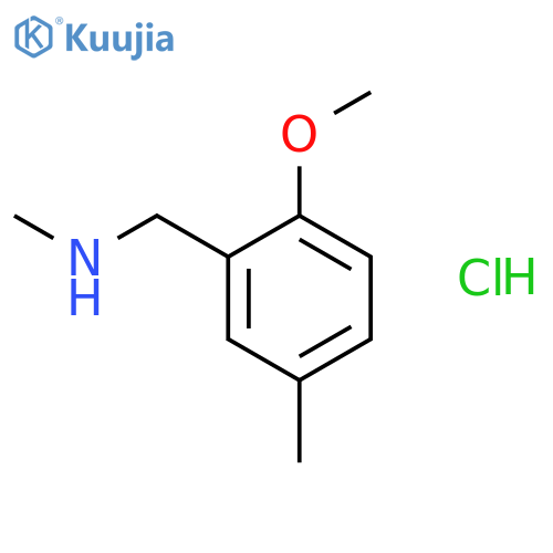 (2-Methoxy-5-methylphenyl)methyl(methyl)amine Hydrochloride structure