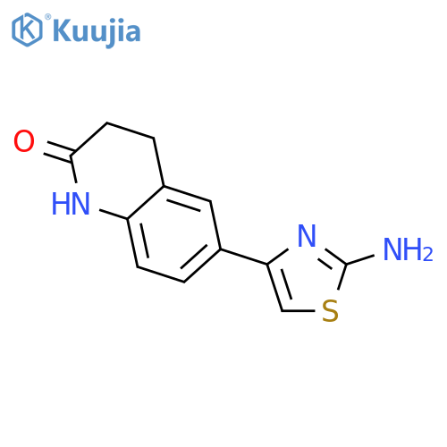 6-(2-Amino-1,3-thiazol-4-yl)-1,2,3,4-tetrahydroquinolin-2-one structure