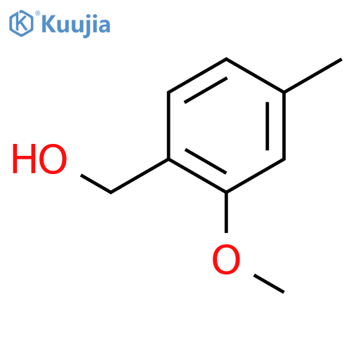 (2-Methoxy-4-methylphenyl)methanol structure