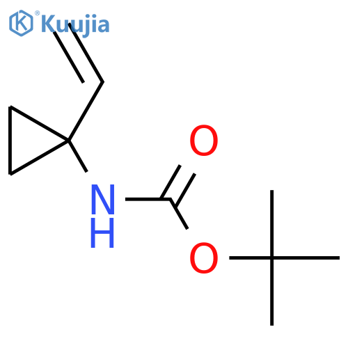 Tert-butyl(1-ethenylcyclopropyl)carbamate structure