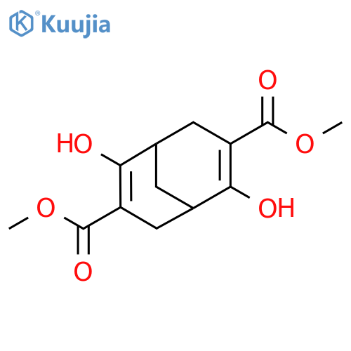 Bicyclo[3.3.1]nona-2,6-diene-3,7-dicarboxylic acid, 2,6-dihydroxy-,dimethyl ester structure