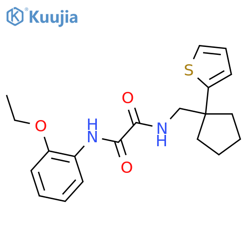 N'-(2-ethoxyphenyl)-N-{[1-(thiophen-2-yl)cyclopentyl]methyl}ethanediamide structure