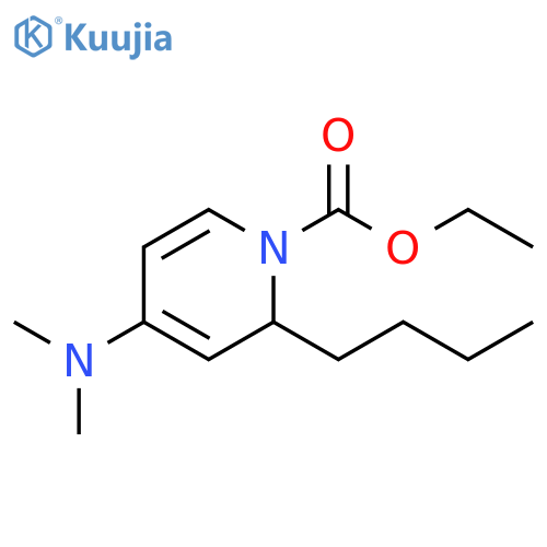 1(2H)-Pyridinecarboxylic acid, 2-butyl-4-(dimethylamino)-, ethyl ester structure
