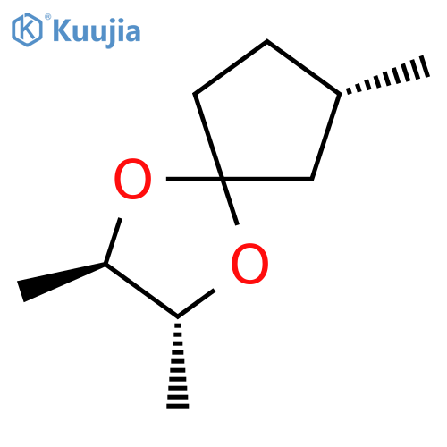 1,4-Dioxaspiro[4.4]nonane,2,3,7-trimethyl-, (2R,3R,7S)- (9CI) structure