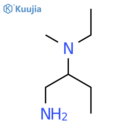 N-1-(Aminomethyl)propyl-N-ethyl-N-methylamine structure