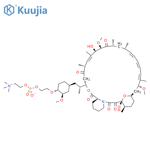 42-O-2-Hydroxy2-(trimethylammonio)ethoxyphosphinyloxyethyl Rapamycin Inner Salt >75% structure