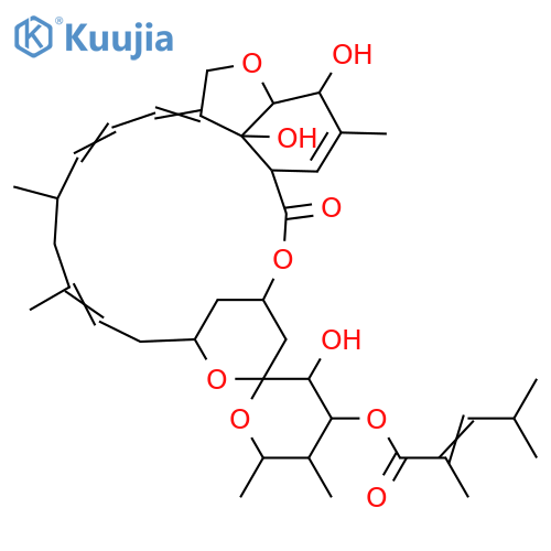 22,23-Dihydroxymilbemycin α1; 23-O-(2,4-Dimethyl-2-pentenoyl) structure
