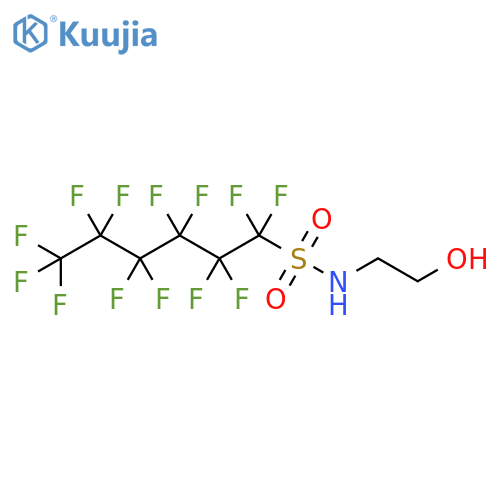 1,1,2,2,3,3,4,4,5,5,6,6,6-Tridecafluoro-N-(2-hydroxyethyl)-1-hexanesulfonamide structure