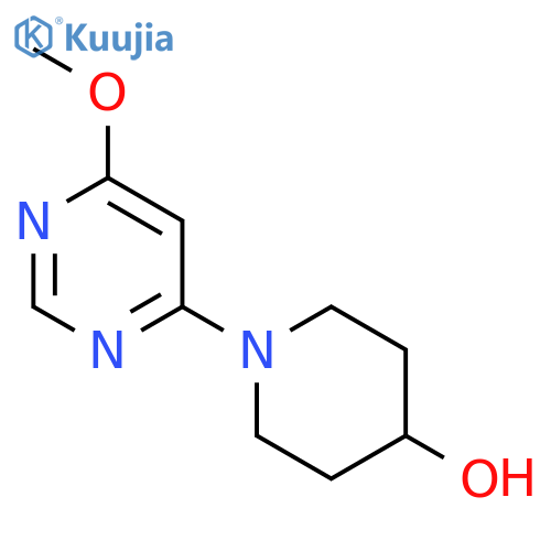 1-(6-Methoxypyrimidin-4-yl)piperidin-4-ol structure