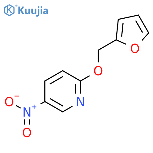 2-(furan-2-ylmethoxy)-5-nitropyridine structure