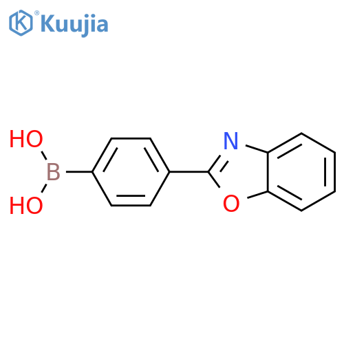 4-(2-Benzo[D]oxazolyl)phenylboronic acid structure