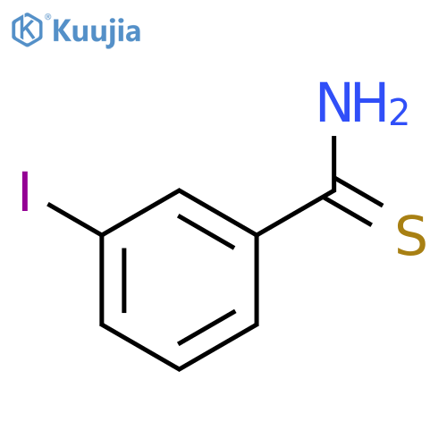 3-Iodothiobenzamide structure