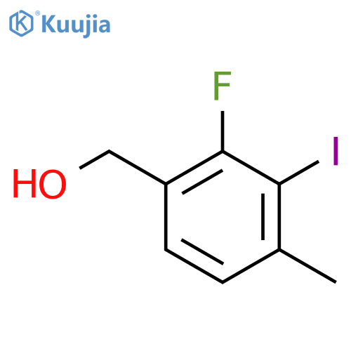 (2-Fluoro-3-iodo-4-methylphenyl)methanol structure