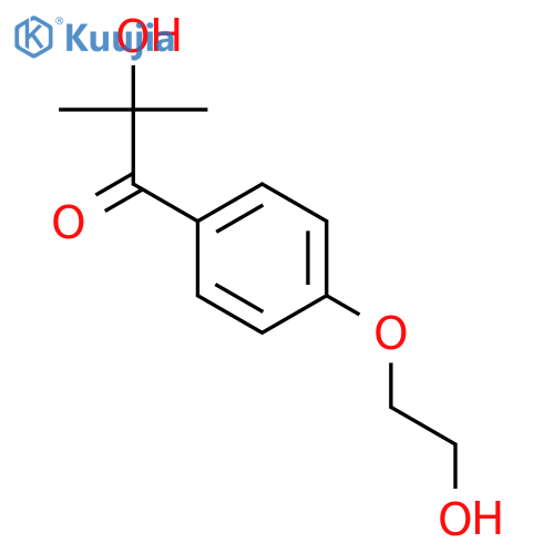 2-Hydroxy-4'-(2-hydroxyethoxy)-2-methylpropiophenone structure