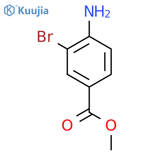 Methyl 4-amino-3-bromobenzoate structure