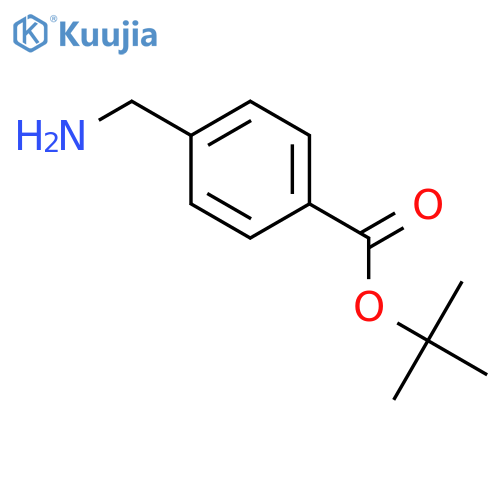 Tert-butyl 4-(aminomethyl)benzoate structure