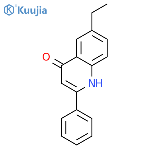 6-ethyl-2-phenyl-1h-quinolin-4-one structure