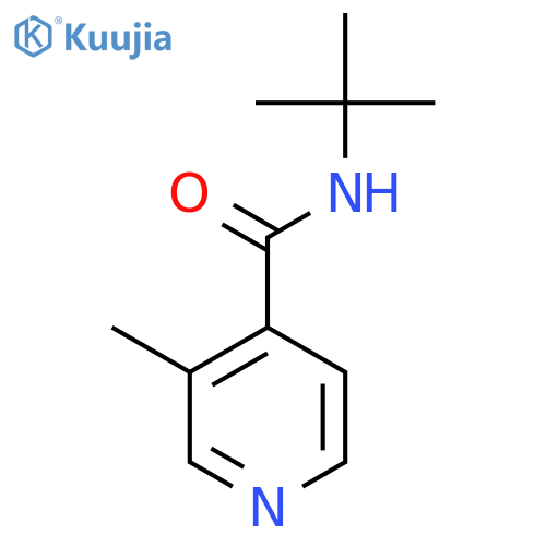 N-Tert-butyl-3-methylisonicotinamide structure
