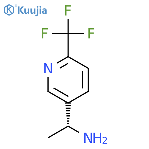 (1R)-1-[6-(Trifluoromethyl)(3-pyridyl)]ethylamine structure