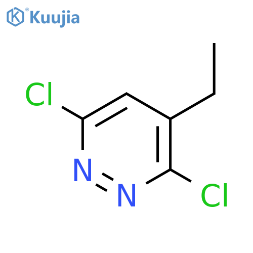 3,6-Dichloro-4-ethylpyridazine structure