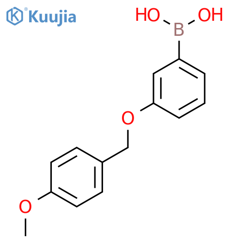 3-(4-Methoxybenzyloxy)phenylboronic Acid structure