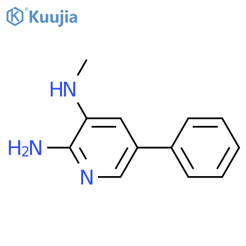 2-AMINO-3-METHYLAMINO-5-PHENYLPYRIDINE structure