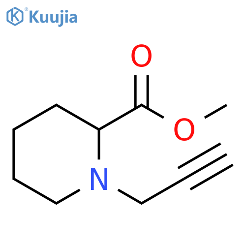 methyl 1-(prop-2-yn-1-yl)piperidine-2-carboxylate structure