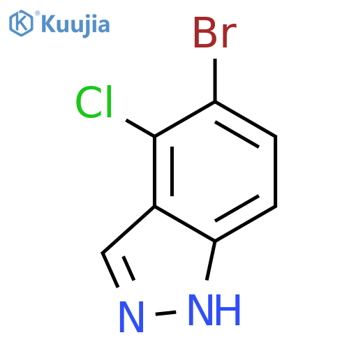 5-Bromo-4-chloro-1H-indazole structure
