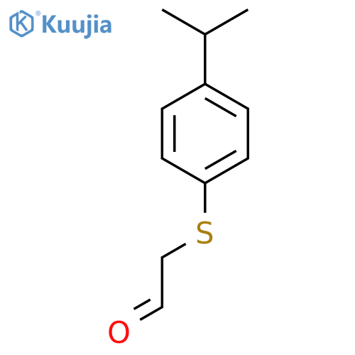 2-((4-Isopropylphenyl)thio)acetaldehyde structure