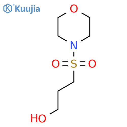 3-(morpholine-4-sulfonyl)propan-1-ol structure